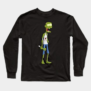 Happy Zombie Long Sleeve T-Shirt